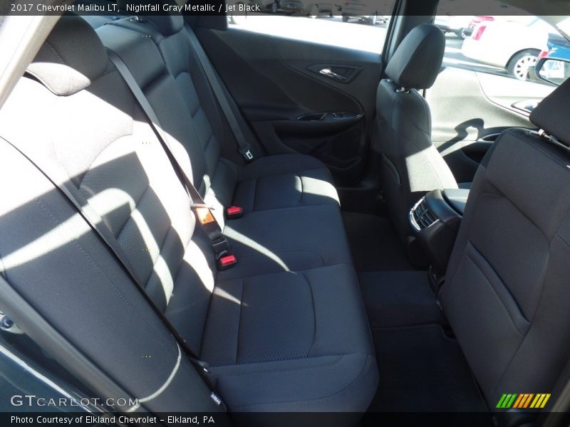 Nightfall Gray Metallic / Jet Black 2017 Chevrolet Malibu LT