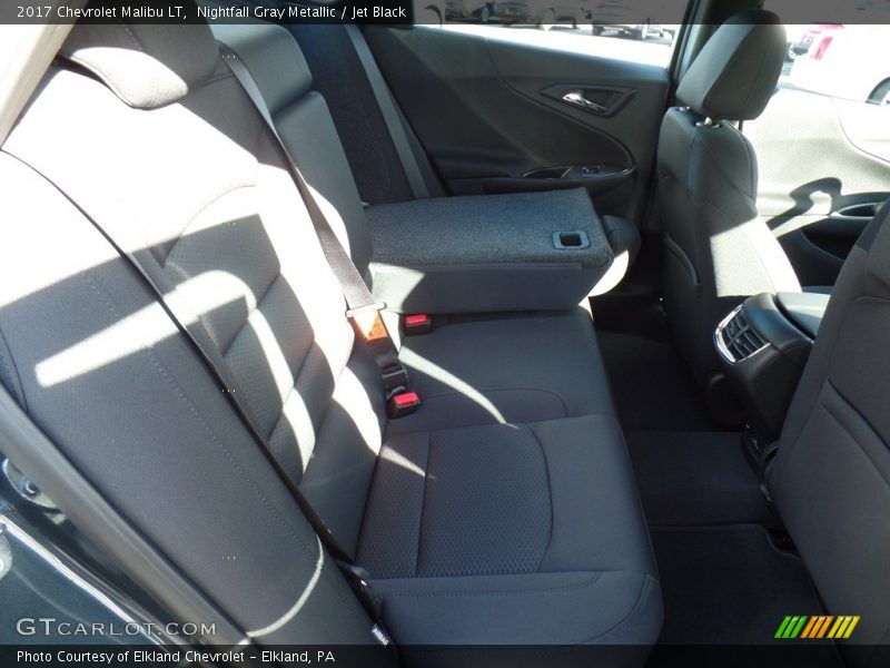 Nightfall Gray Metallic / Jet Black 2017 Chevrolet Malibu LT