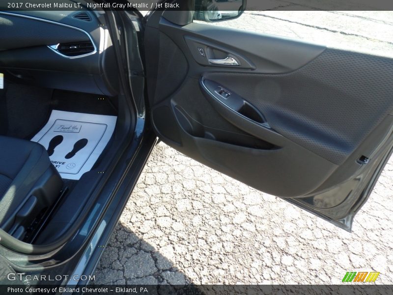 Nightfall Gray Metallic / Jet Black 2017 Chevrolet Malibu LT