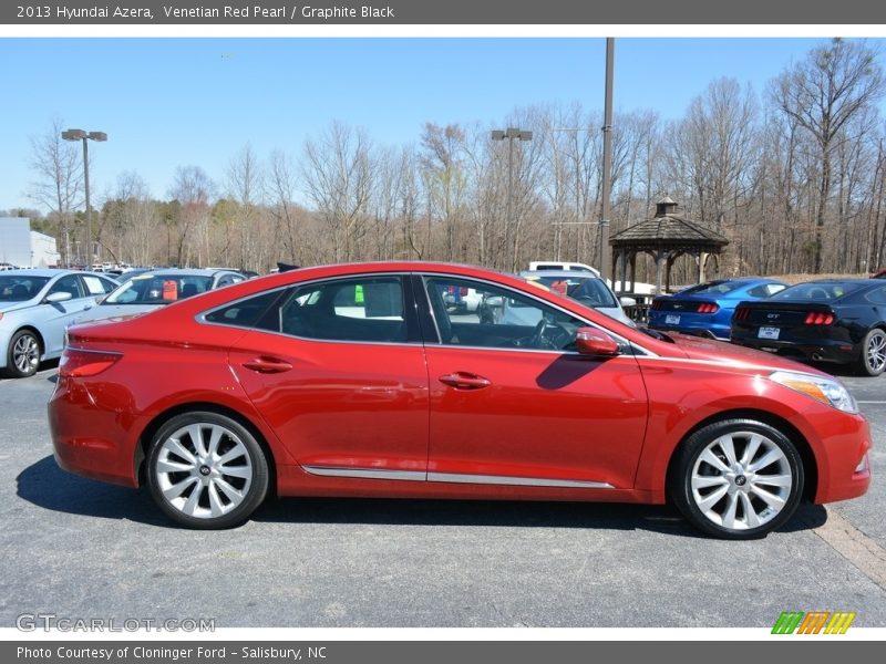 Venetian Red Pearl / Graphite Black 2013 Hyundai Azera
