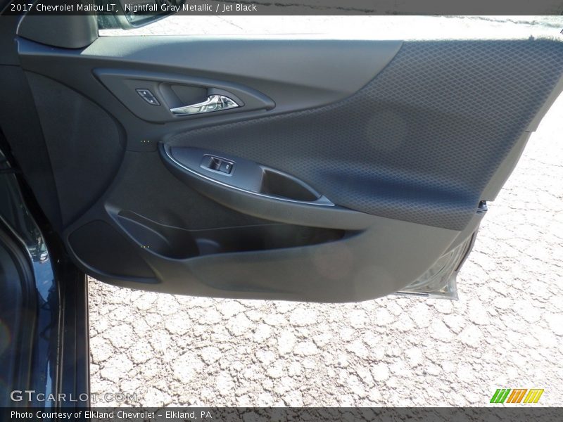 Nightfall Gray Metallic / Jet Black 2017 Chevrolet Malibu LT