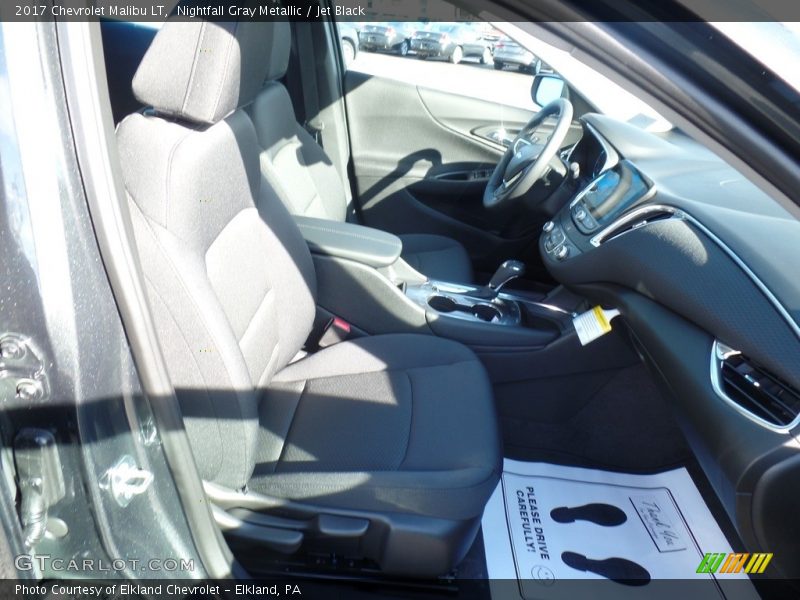 Nightfall Gray Metallic / Jet Black 2017 Chevrolet Malibu LT
