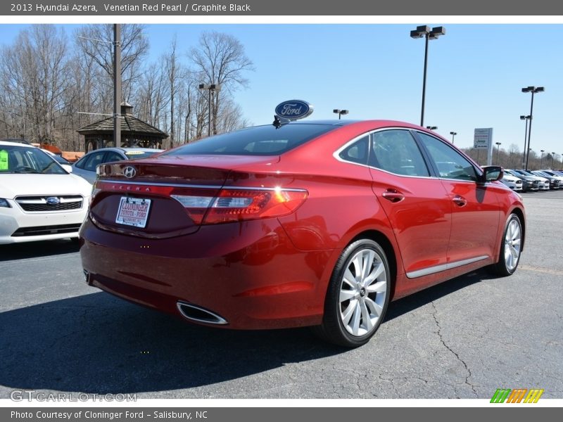 Venetian Red Pearl / Graphite Black 2013 Hyundai Azera