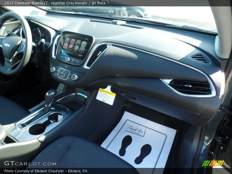 Nightfall Gray Metallic / Jet Black 2017 Chevrolet Malibu LT