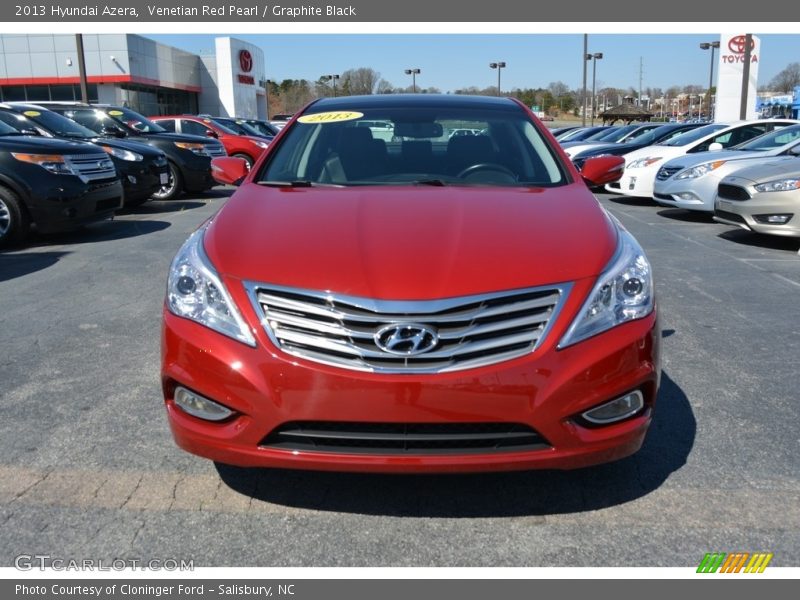 Venetian Red Pearl / Graphite Black 2013 Hyundai Azera
