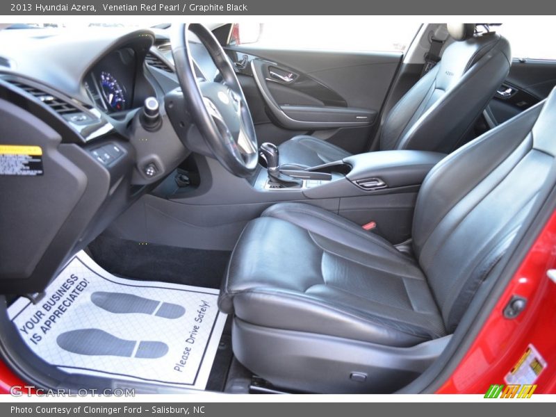 Venetian Red Pearl / Graphite Black 2013 Hyundai Azera