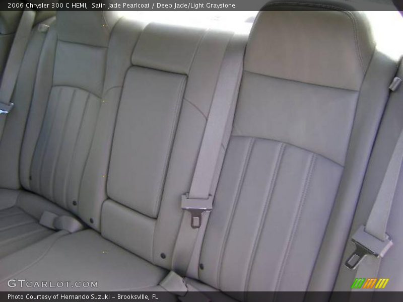 Satin Jade Pearlcoat / Deep Jade/Light Graystone 2006 Chrysler 300 C HEMI