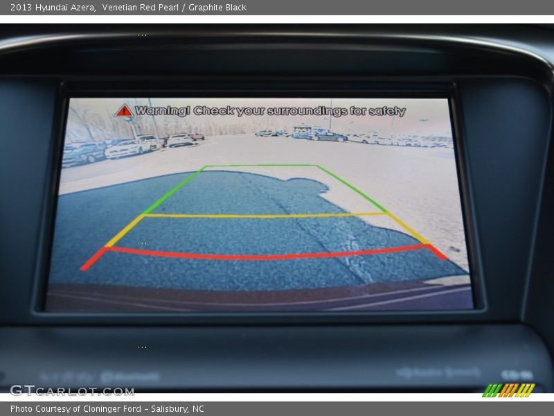Venetian Red Pearl / Graphite Black 2013 Hyundai Azera