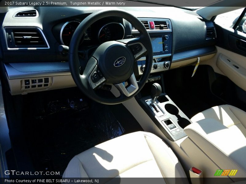 Tungsten Metallic / Warm Ivory 2017 Subaru Legacy 2.5i Premium