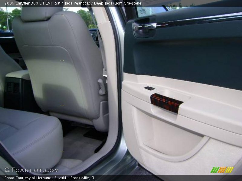 Satin Jade Pearlcoat / Deep Jade/Light Graystone 2006 Chrysler 300 C HEMI