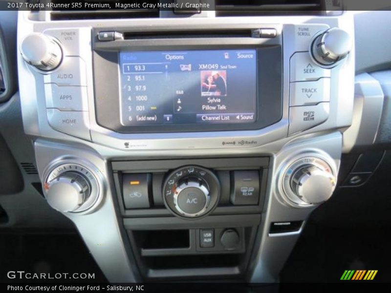 Magnetic Gray Metallic / Graphite 2017 Toyota 4Runner SR5 Premium