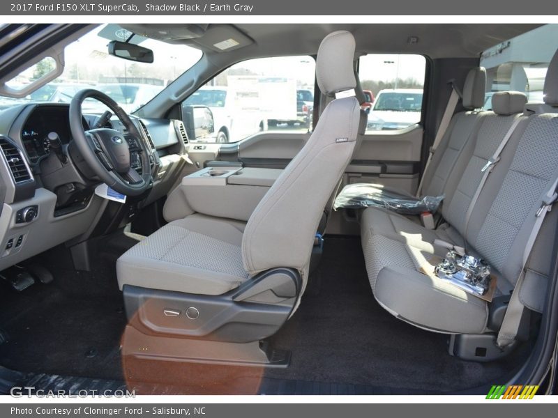 Shadow Black / Earth Gray 2017 Ford F150 XLT SuperCab