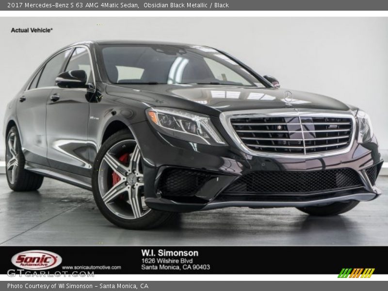 Obsidian Black Metallic / Black 2017 Mercedes-Benz S 63 AMG 4Matic Sedan