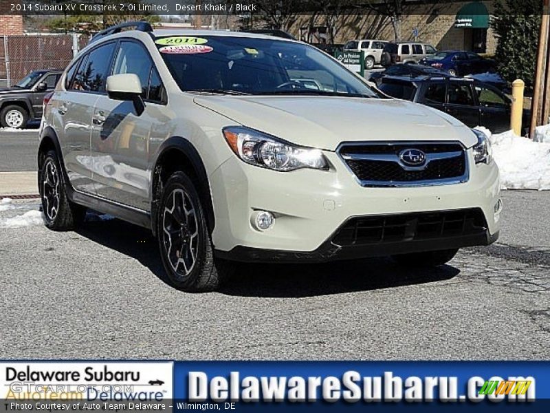 Desert Khaki / Black 2014 Subaru XV Crosstrek 2.0i Limited