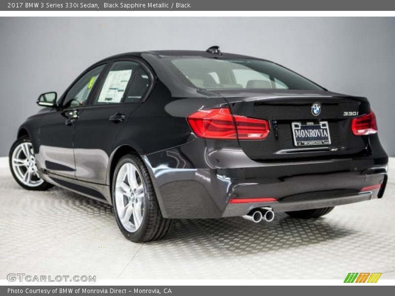 Black Sapphire Metallic / Black 2017 BMW 3 Series 330i Sedan