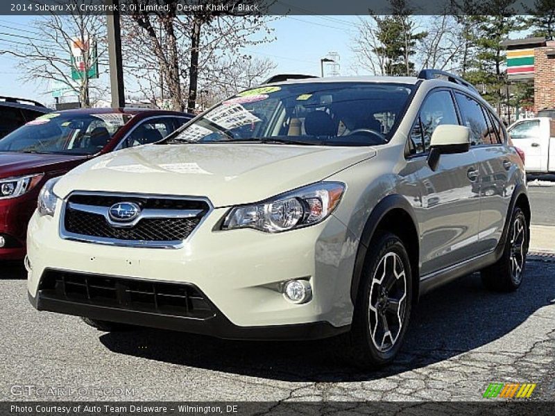 Desert Khaki / Black 2014 Subaru XV Crosstrek 2.0i Limited