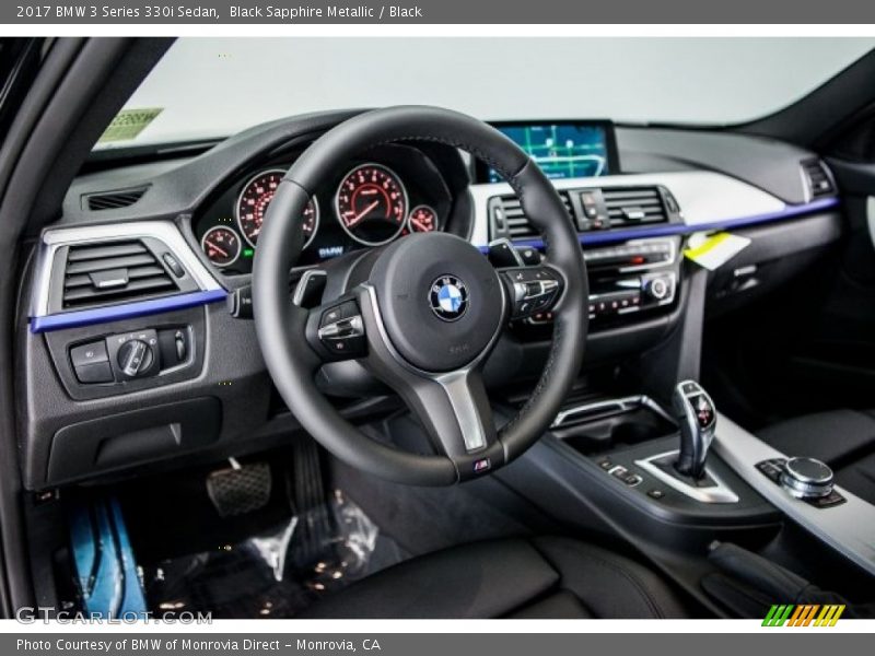 Black Sapphire Metallic / Black 2017 BMW 3 Series 330i Sedan