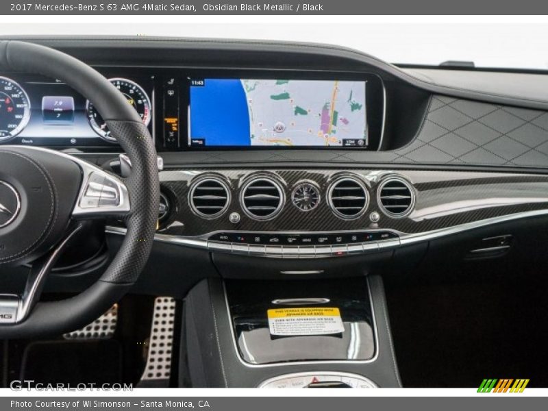 Dashboard of 2017 S 63 AMG 4Matic Sedan