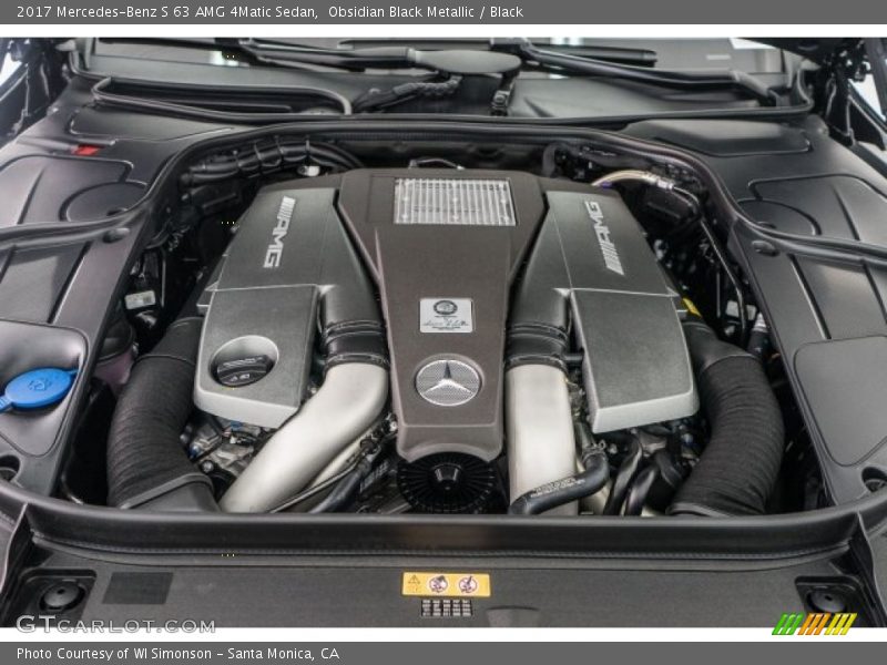  2017 S 63 AMG 4Matic Sedan Engine - 5.5 Liter AMG biturbo DOHC 32-Valve VVT V8