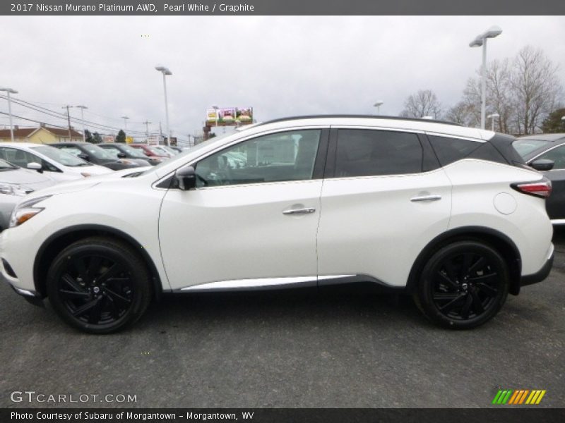 Pearl White / Graphite 2017 Nissan Murano Platinum AWD