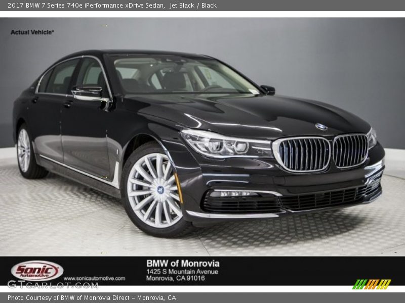 Jet Black / Black 2017 BMW 7 Series 740e iPerformance xDrive Sedan