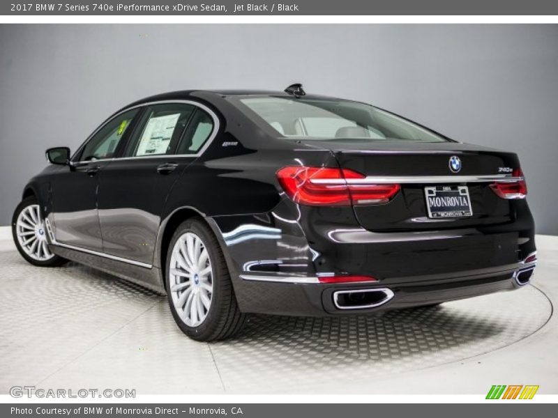 Jet Black / Black 2017 BMW 7 Series 740e iPerformance xDrive Sedan
