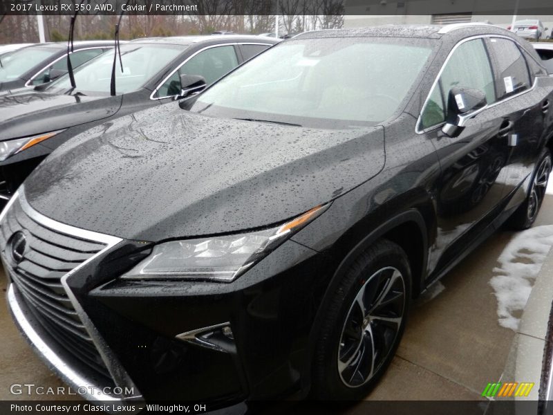 Caviar / Parchment 2017 Lexus RX 350 AWD