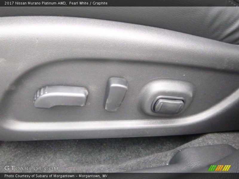 Pearl White / Graphite 2017 Nissan Murano Platinum AWD