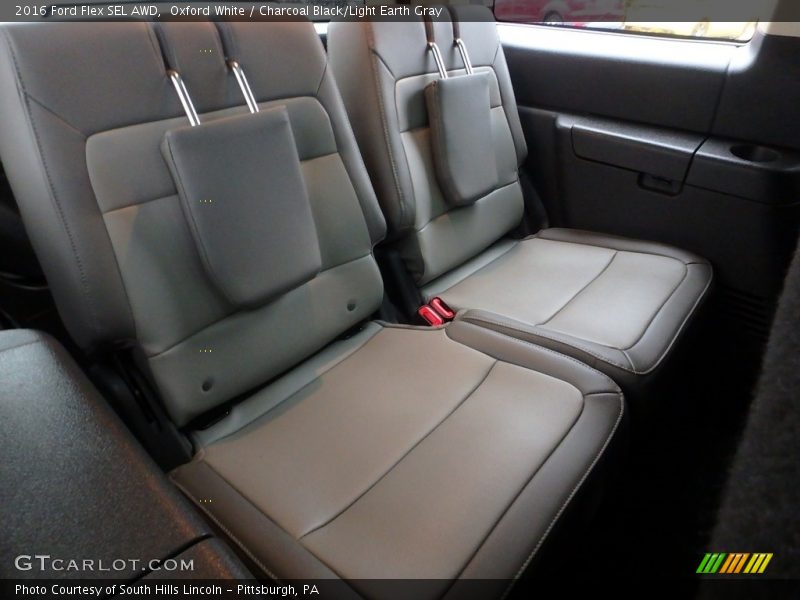 Oxford White / Charcoal Black/Light Earth Gray 2016 Ford Flex SEL AWD
