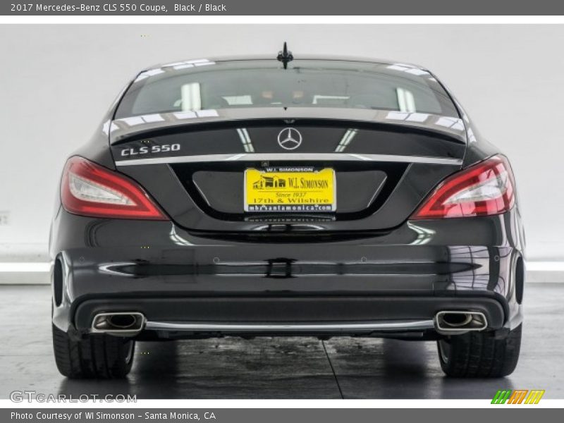 Black / Black 2017 Mercedes-Benz CLS 550 Coupe