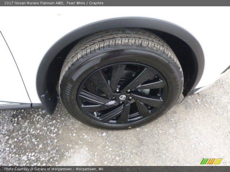 Pearl White / Graphite 2017 Nissan Murano Platinum AWD