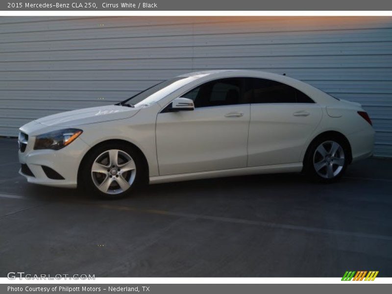 Cirrus White / Black 2015 Mercedes-Benz CLA 250