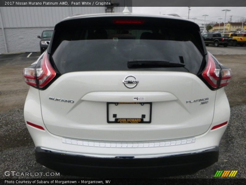 Pearl White / Graphite 2017 Nissan Murano Platinum AWD