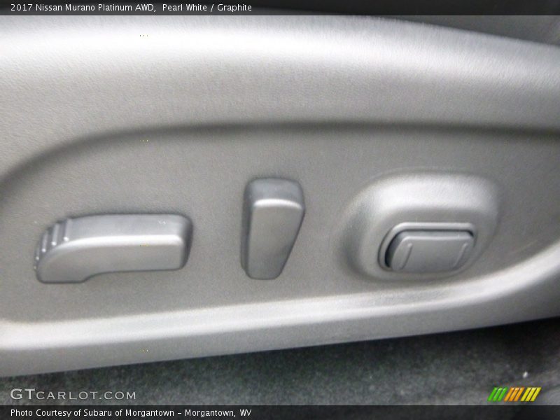 Pearl White / Graphite 2017 Nissan Murano Platinum AWD