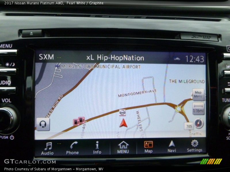 Pearl White / Graphite 2017 Nissan Murano Platinum AWD
