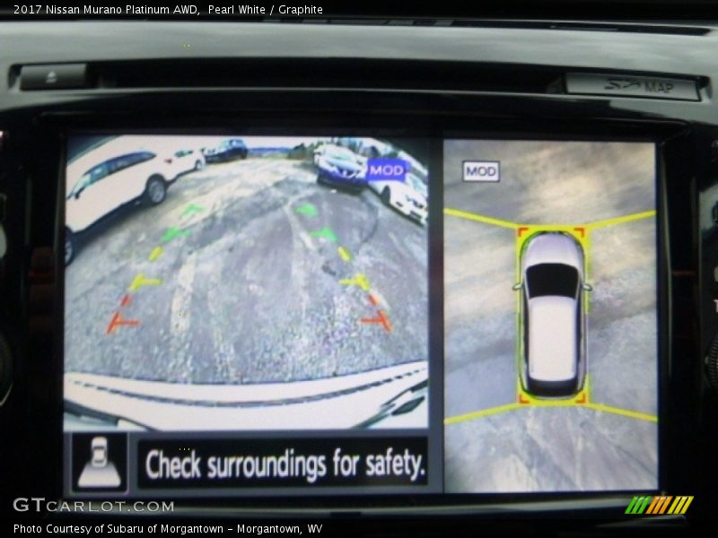 Pearl White / Graphite 2017 Nissan Murano Platinum AWD