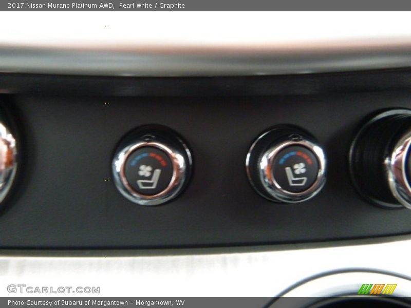 Pearl White / Graphite 2017 Nissan Murano Platinum AWD