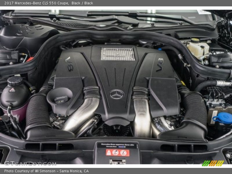  2017 CLS 550 Coupe Engine - 4.7 Liter DI biturbo DOHC 32-Valve VVT V8