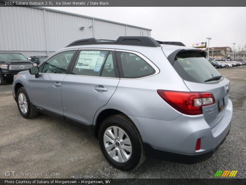 Ice Silver Metallic / Slate Black 2017 Subaru Outback 2.5i