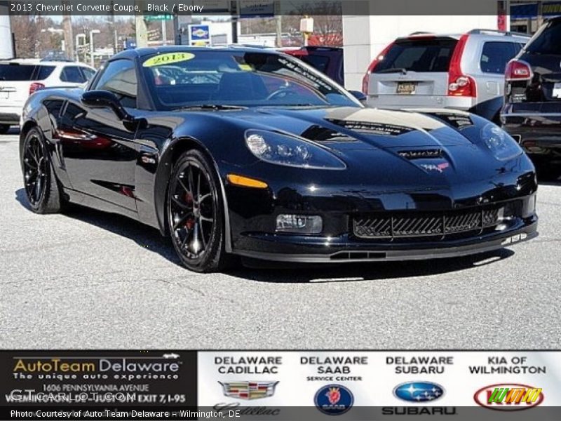 Black / Ebony 2013 Chevrolet Corvette Coupe