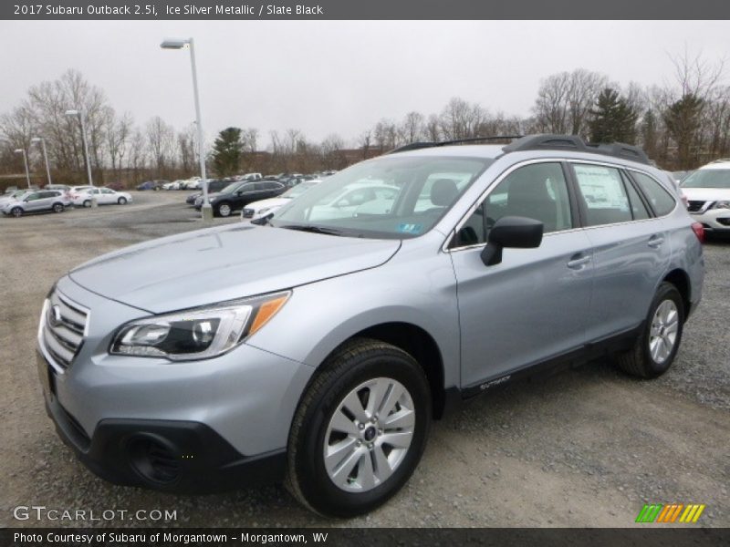 Ice Silver Metallic / Slate Black 2017 Subaru Outback 2.5i