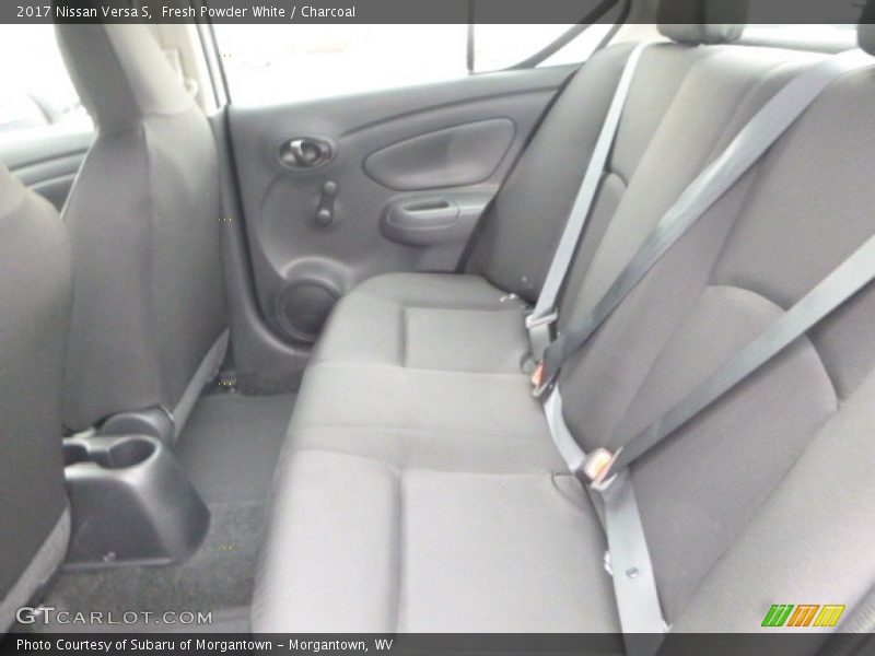 Fresh Powder White / Charcoal 2017 Nissan Versa S