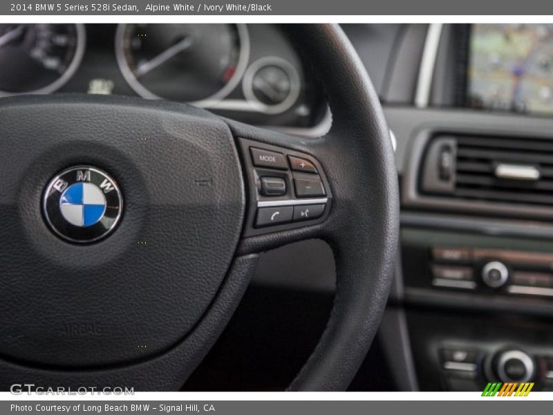 Alpine White / Ivory White/Black 2014 BMW 5 Series 528i Sedan