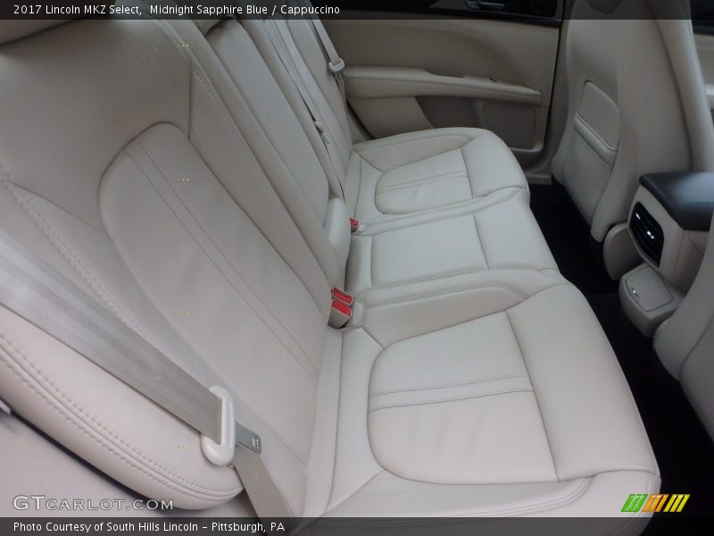 Rear Seat of 2017 MKZ Select