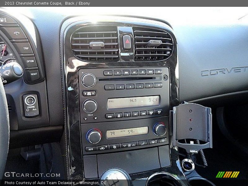Controls of 2013 Corvette Coupe