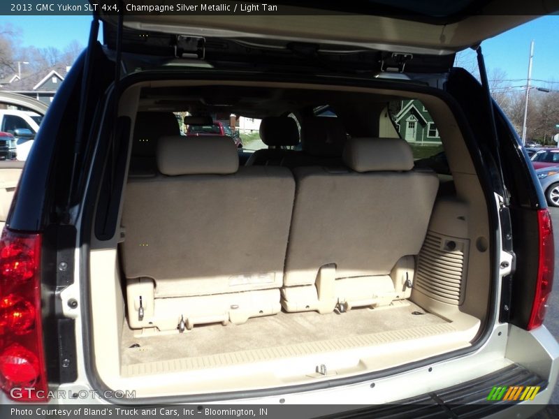 Champagne Silver Metallic / Light Tan 2013 GMC Yukon SLT 4x4