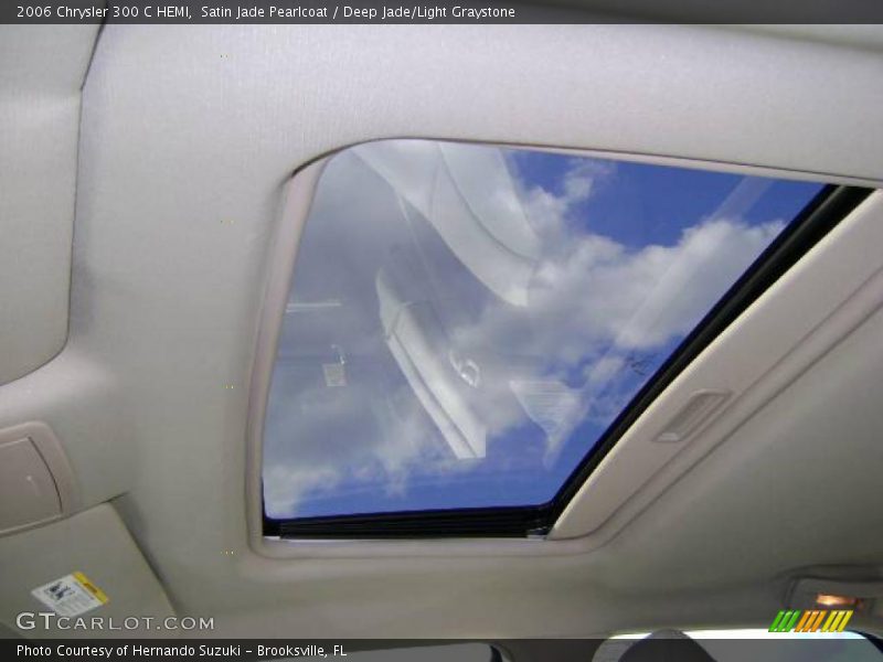 Satin Jade Pearlcoat / Deep Jade/Light Graystone 2006 Chrysler 300 C HEMI