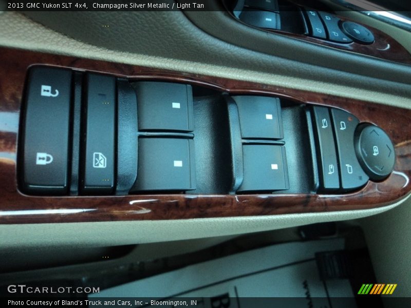 Champagne Silver Metallic / Light Tan 2013 GMC Yukon SLT 4x4