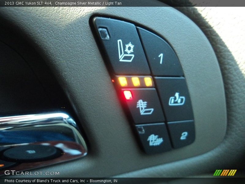 Champagne Silver Metallic / Light Tan 2013 GMC Yukon SLT 4x4
