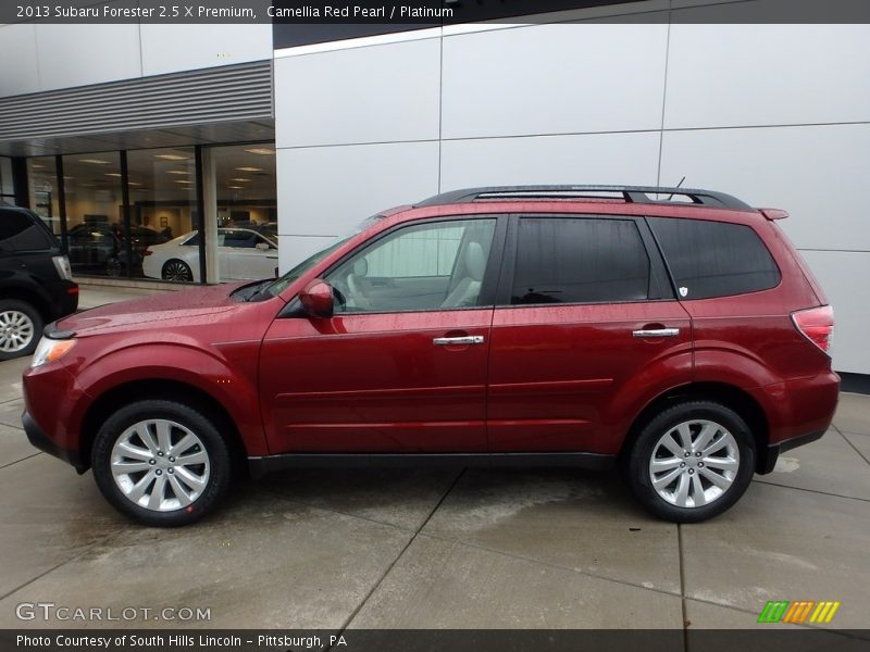 Camellia Red Pearl / Platinum 2013 Subaru Forester 2.5 X Premium